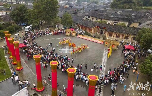 鬧元宵②｜特色民俗+古村劇本殺！嶽陽張穀英景區熱鬧極了