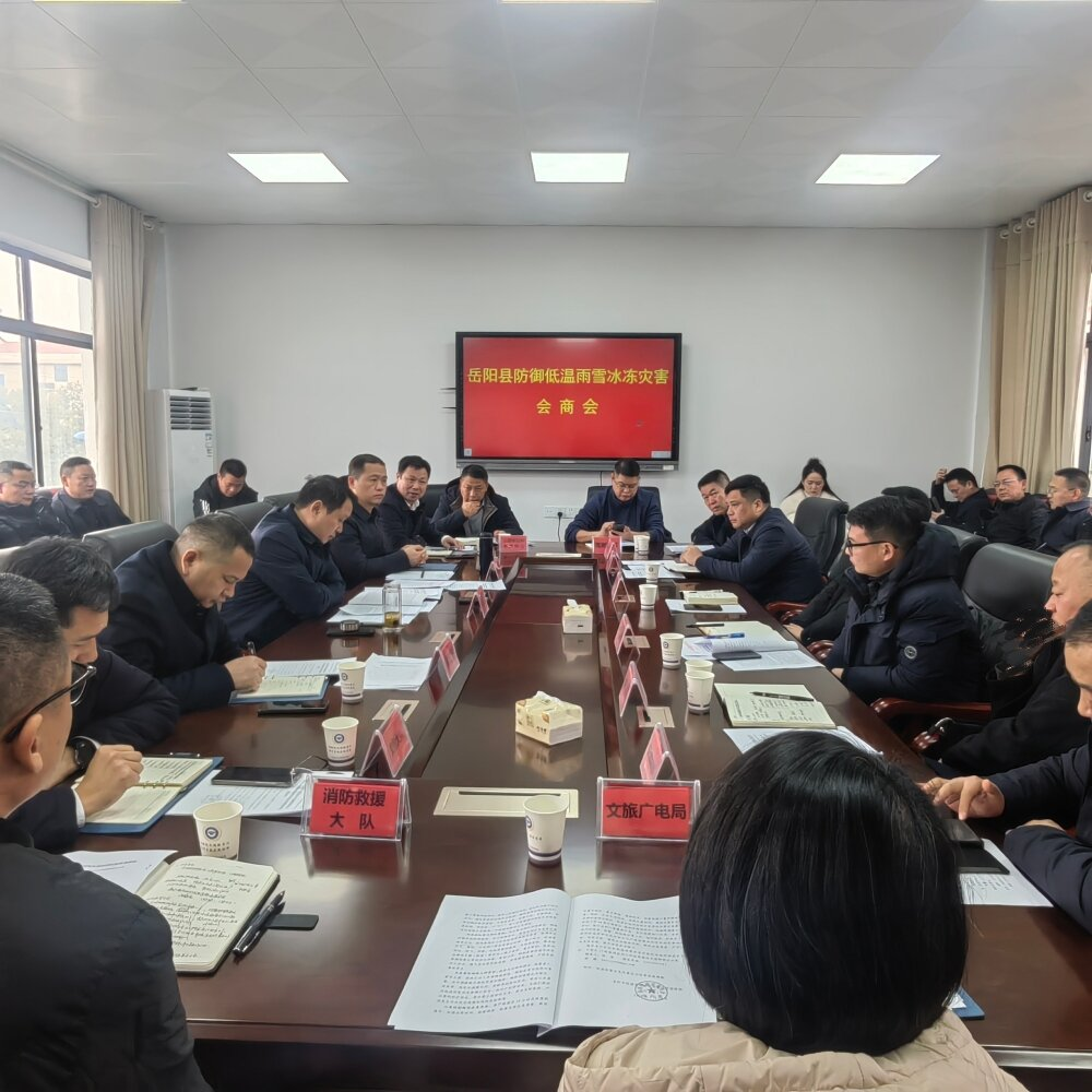 打好“防範化解風險阻擊仗” ：吳光文縣長調度全縣防禦低溫雨雪冰凍災害工作