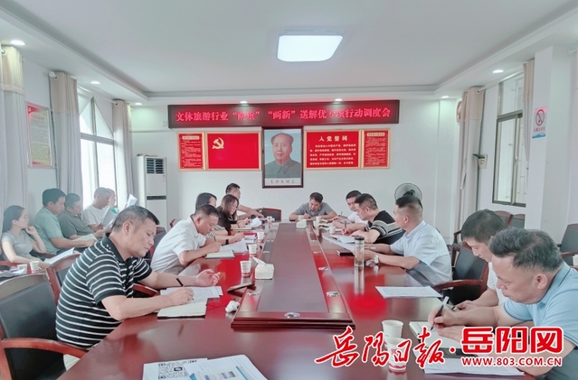 嶽陽縣文旅廣電係統開展“兩重”“兩新”送解優專項行動